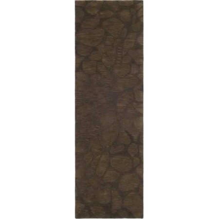 Safavieh 2 ft. 6 in. x 8 ft. Runner Contemporary Soho Brown Hand Tufted Rug SOH815A-28